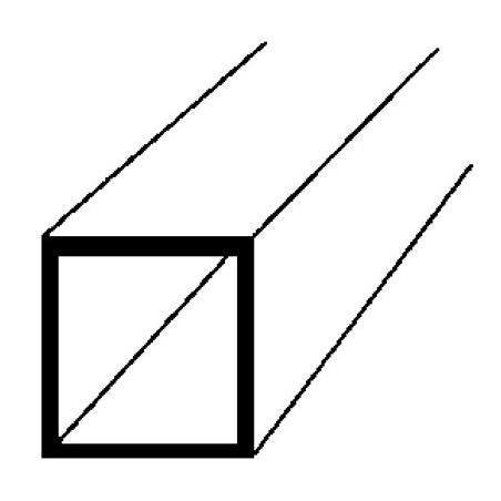 K&S Aluminum Tube 1/4" X 0.014 " X 12" Carded