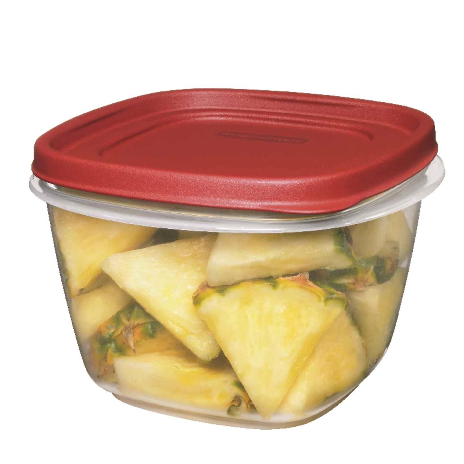 Rubbermaid Long Rectangle Freshworks Produce Saver Container, 8.4 Cup 