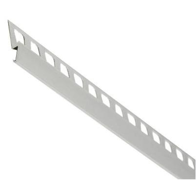 Satin Clear 1.312 in. x 96 in. Aluminum Metal Reducer Tile Edging Trim