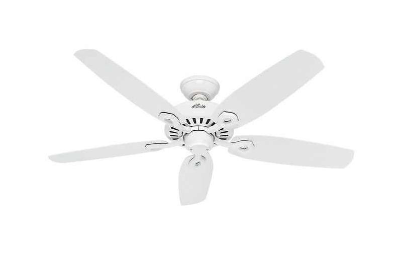 Hunter Builder Elite 52 In. White Ceiling Fan