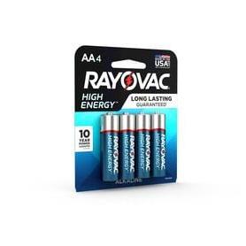 Rayovac AA Alkaline Batteries 4-Pack