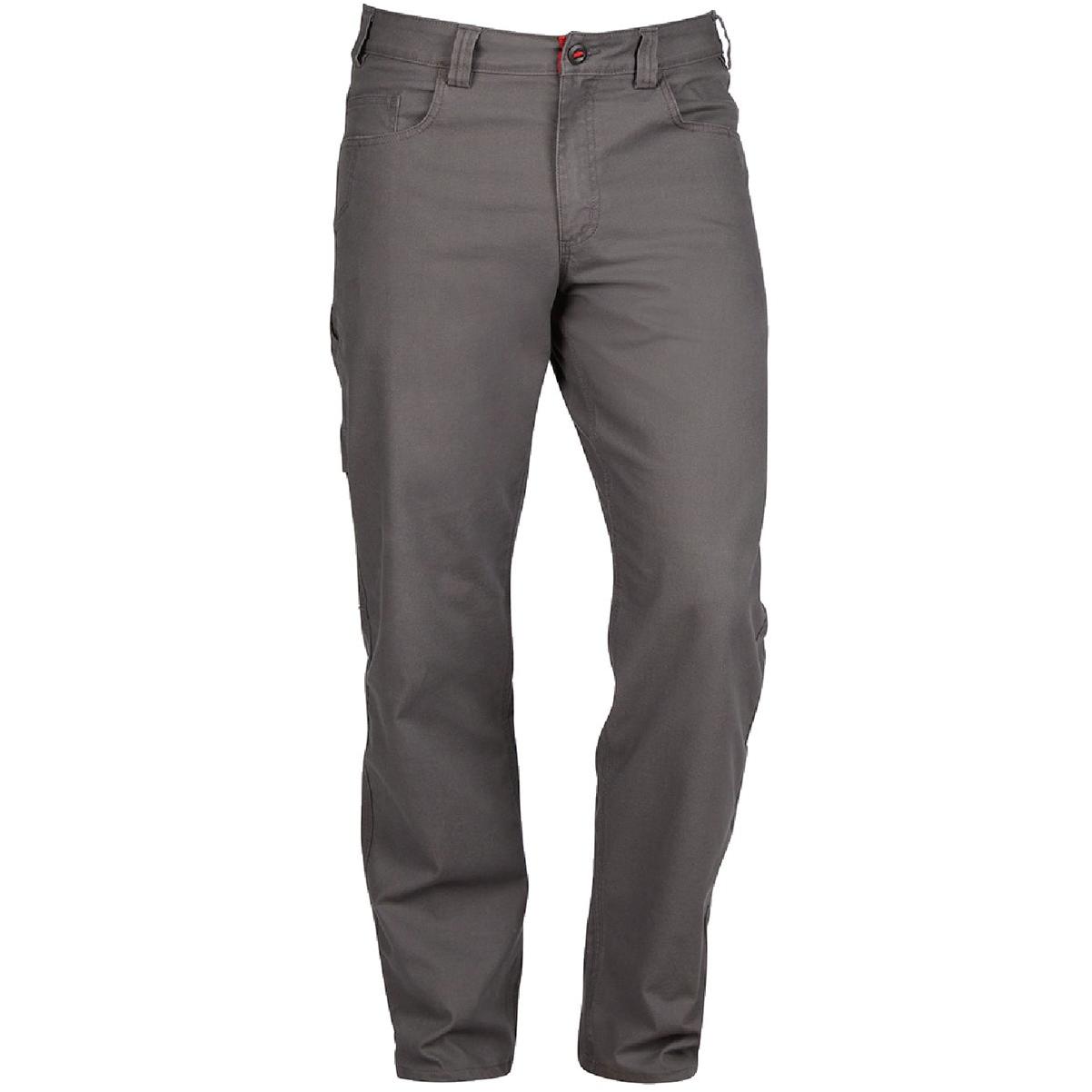 Milwaukee Men's 38 in. x 30 in. Gray Cotton/Polyester/Spandex Flex Work  Pants with 6 Pockets 701G-3830 - The Home Depot