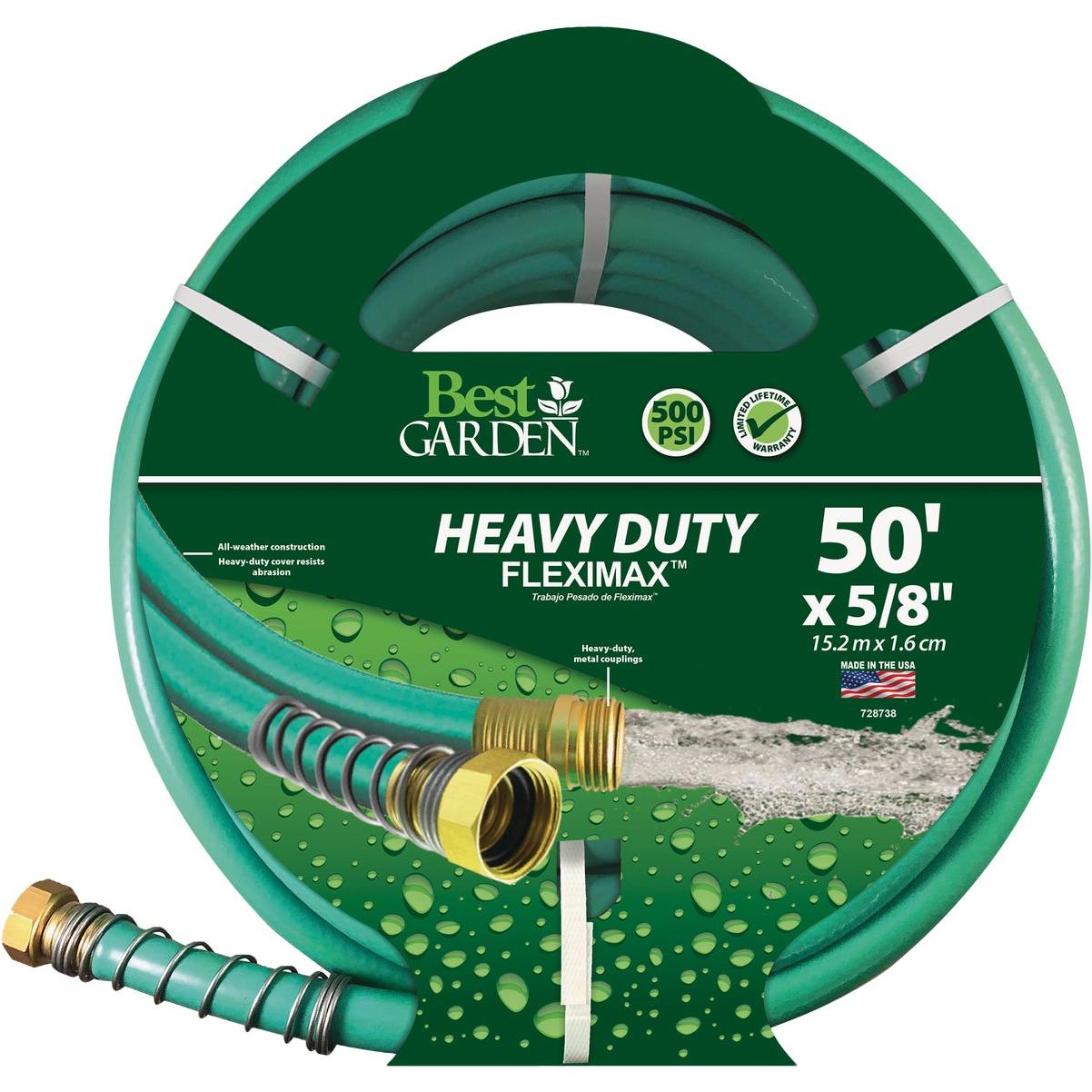 Best Garden 5/8 In. x 50 Ft. FlexiMAX Heavy Duty Hose