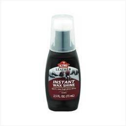 2.5 Oz Brown Instant Shine Wax For Leather Care And Protection