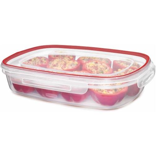 Rubbermaid Easy Find Lids 1.5 Gal. Clear Rectangle Food Storage Container