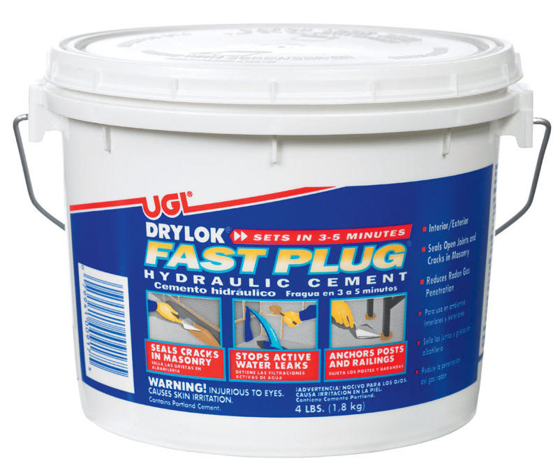 Drylok Fast Plug 4 Lb. Pail Hydraulic Cement