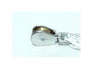 3/4" Single Wheel Pulley Hillman Rope Pulley Model 321572 Zinc Coated