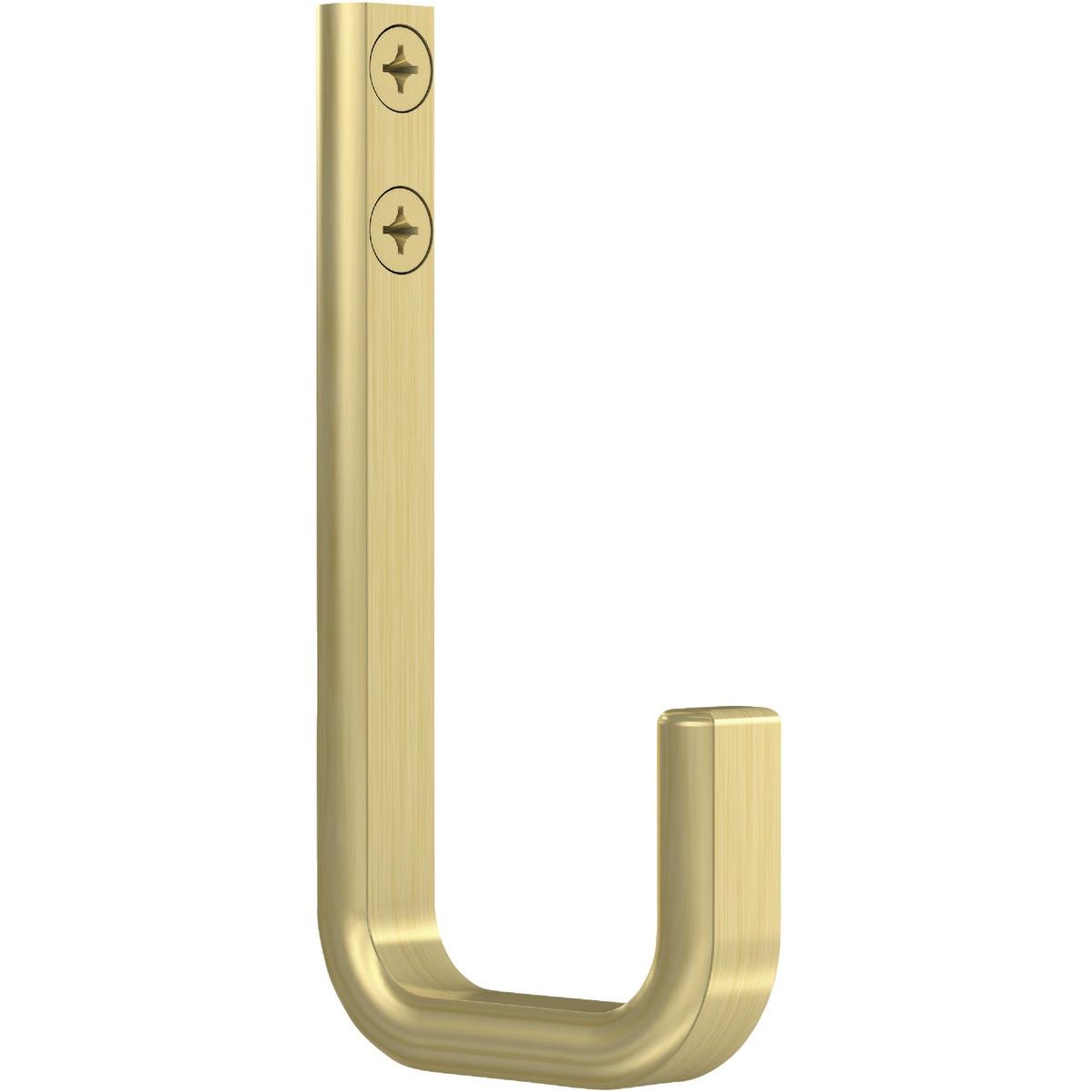 Reed Antiqued Brass Wall Hook