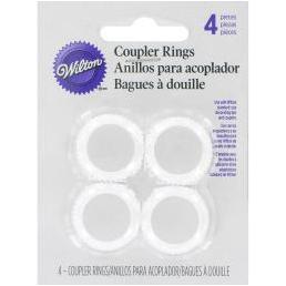 Wilton W47306 4 Piece Decorating Tip Coupler Ring Set