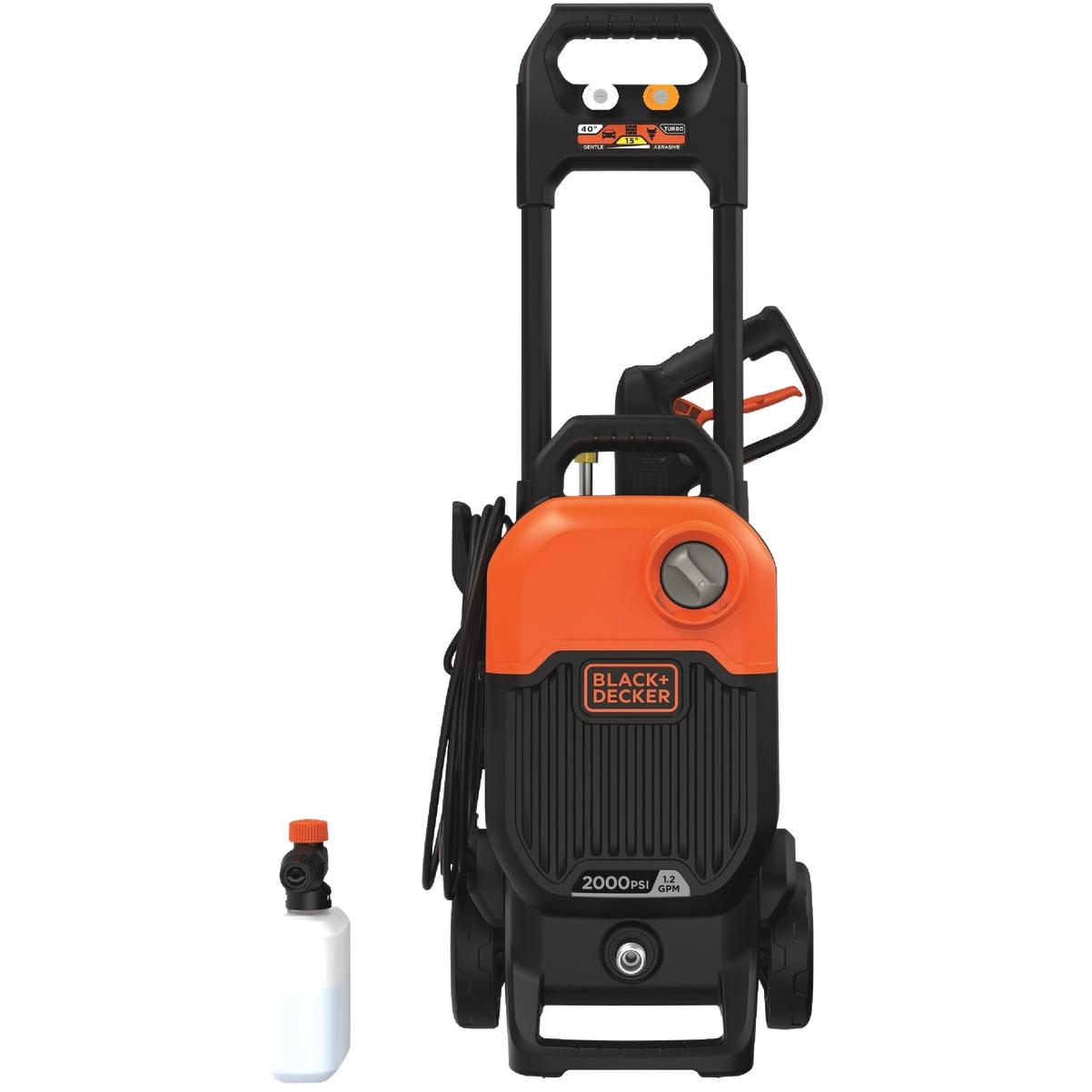 BLACK+DECKER 2000 PSI 1.2 GPM Cold Water Electric Pressure Washer