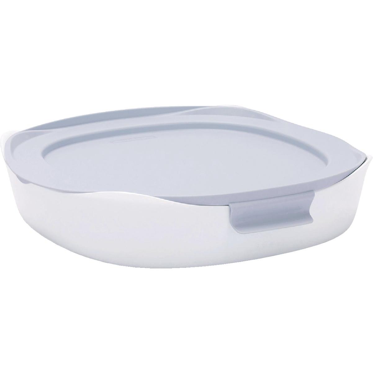 Rubbermaid DuraLite 10 In. Square Glass Baking Dish with Lid