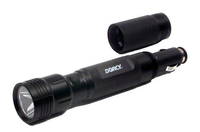 41-1041 Auto Safety Rechargeable Led Flashlight With Built-in Charger, 50 Lumens