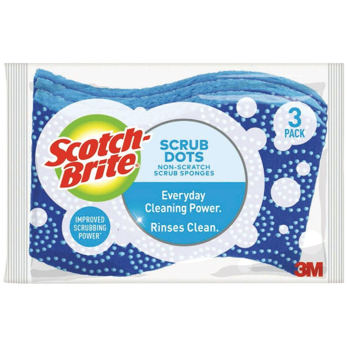 Scotch Brite - Scotch Brite Non-Scratch Scrub Sponge (3 count)