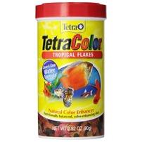 Color Tropical Flakes Fish Food, 2.82 Ounce, Large Flakes For Tropical Fish