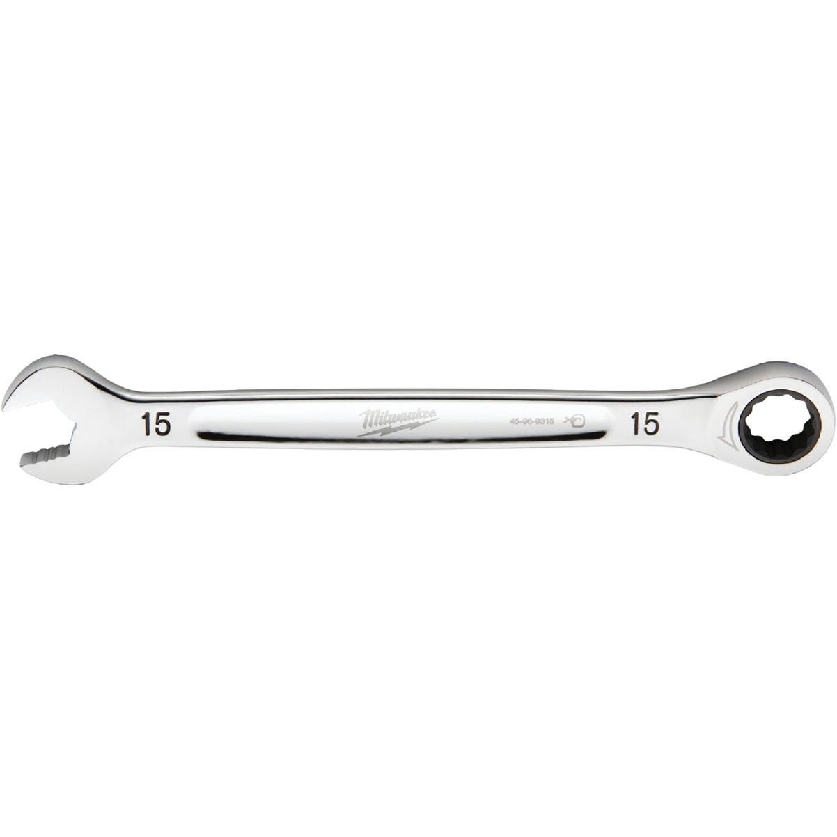 Milwaukee Metric 15 mm 12-Point Ratcheting Combination Wrench