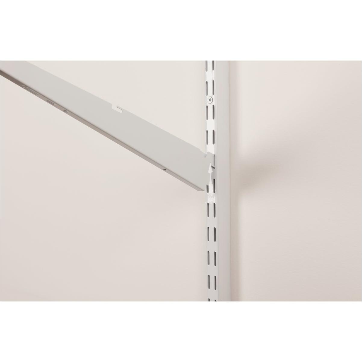 FastTrack 12 in x 6 ft White Wire Wardrobe Shelf by Rubbermaid at