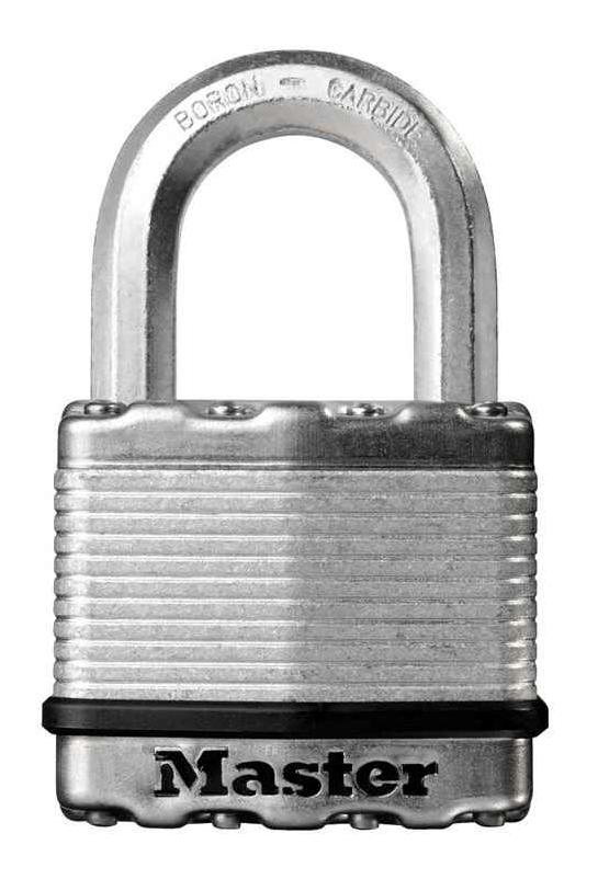 Master Lock 1-7/16 in. H x 13/16 in. W x 2 in. L Laminated Steel Ball Bearing Locking Padlock 6