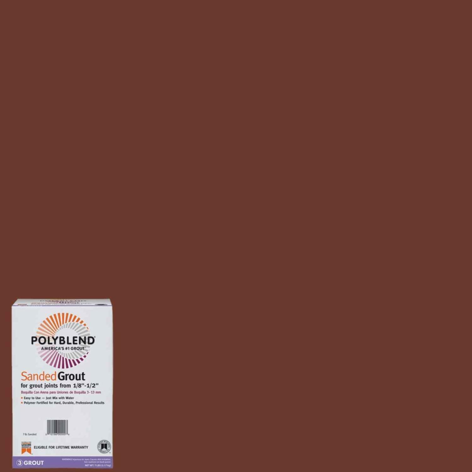Home Improvement Custom Polyblend Nutmeg Brown Sanded Grout 7 lb. Home