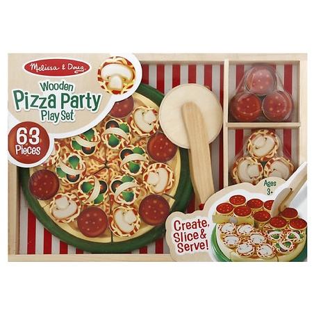 Melissa & Doug Play Set, Pizza Party, Wooden