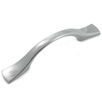 Harmony 2.51 in. (64mm) Center-to-Center Polished Chrome Solid Brass Contemproary Dual Mount Drawer Pull