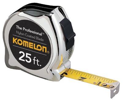 Komelon The Professional 5m/16 Ft. Metric/SAE Tape Measure