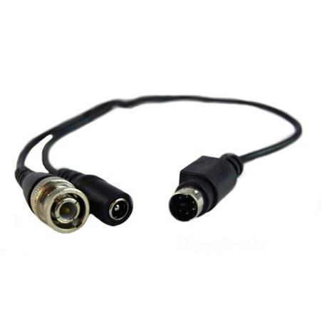LOREX CABLE RCA to 4-6 Pin Female DIN Connector DVR CCTV Side