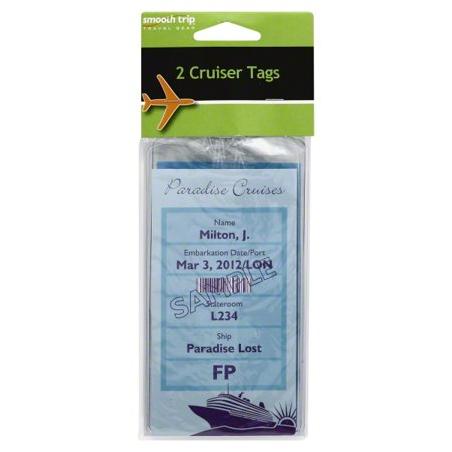 Smooth Trip Cruise ID Tags 2 Pack