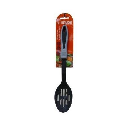 Imusa Nylon Slotted Spoon W/ Gray Handle