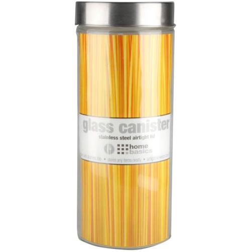 X-large Round Glass Jar With Steel Lid For Storage And Organization