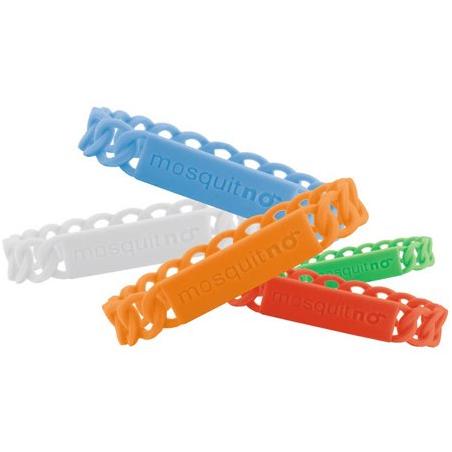 MosquitNo Get Connected Single All Natural Insect-Repelling Wristband, Assorted Colors