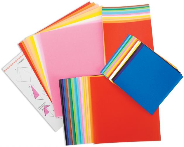 Origami Paper Assorted Solids-3 Sizes - 622684 - Hobbies & Creative Arts  Specialty And Crafts Papers