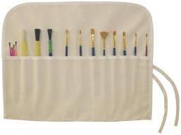 Canvas Artist Brush Holder 18 In. X 14 In. Natural - Durable And Versatile