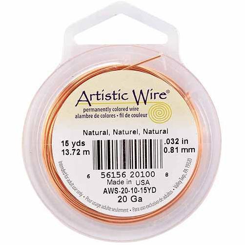 Artistic Wire Dispenser - Natural 20 Gauge, 15 Yards