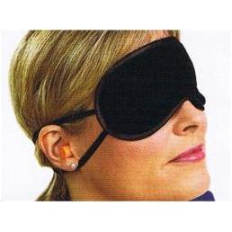 Smoothtrip St-pc3002blk Eye Shade And Ear Plug Travel Set