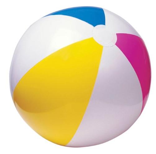 Inflatable Beach Ball Assorted Colors, 24" - Intex