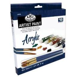 12ml Acrylic Paint 18-Color Set