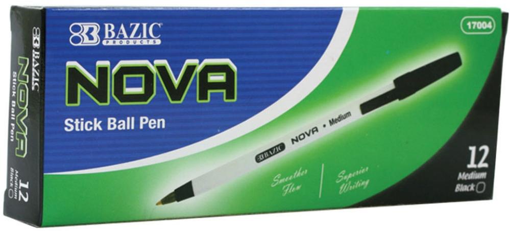 Bazic 9 ml Metal Tip Correction Pen (2/Pack)