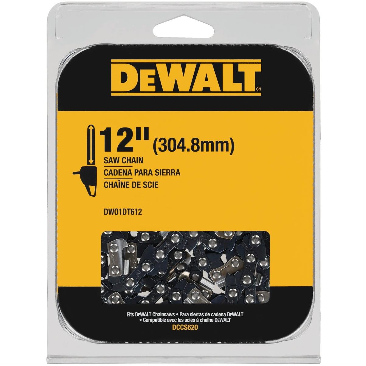 DEWALT DCCS620P1 20V MAX XR Cordless Compact 12 in. Chainsaw Kit (5 Ah) New  885911524049