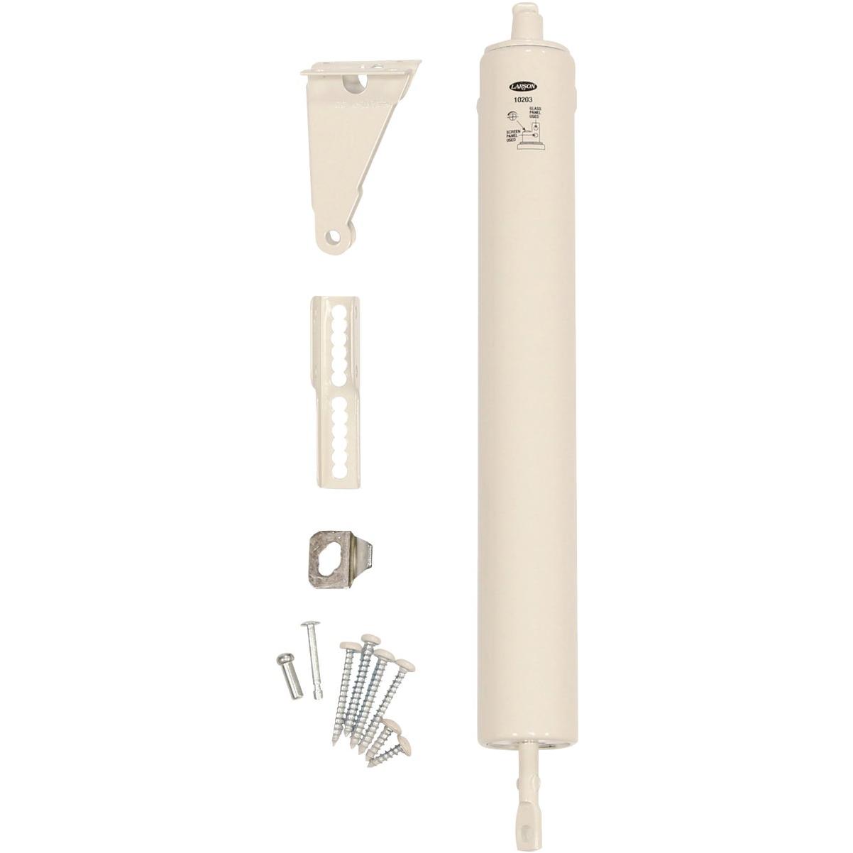 Larson White Heavy Duty Storm Door Closer Hills Flat Lumber