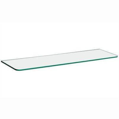 32 in. x 5/16 in. x 8 in. Standard Line Shelf in Clear Glass