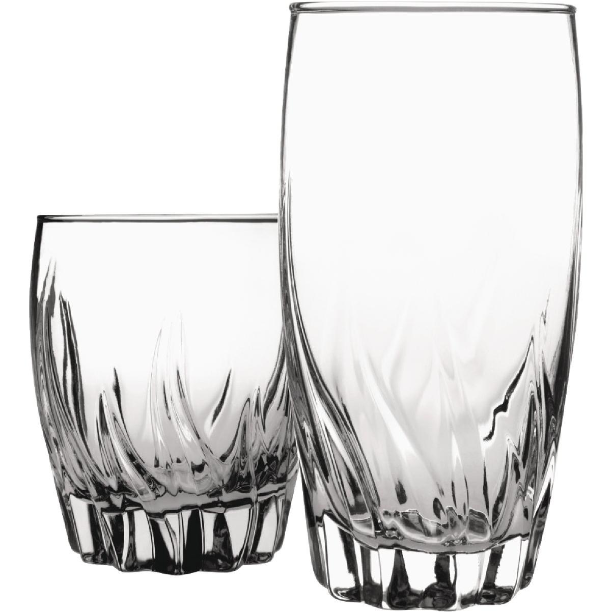 Crystalia Philadelphia Highball Glasses, Set of 6