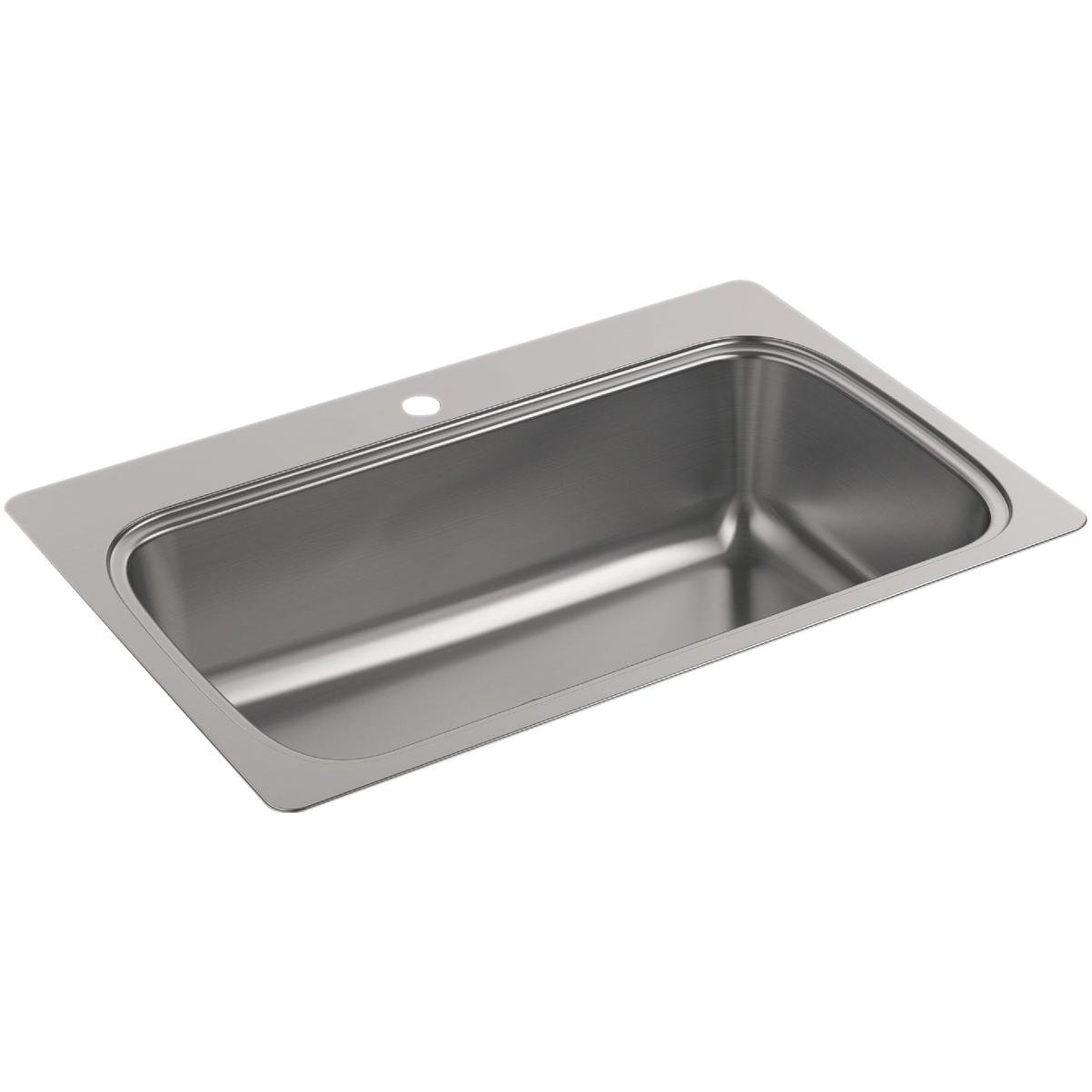 Kohler Verse Single Bowl 33 In. x 22 In. x 95/16 In. Deep Stainless