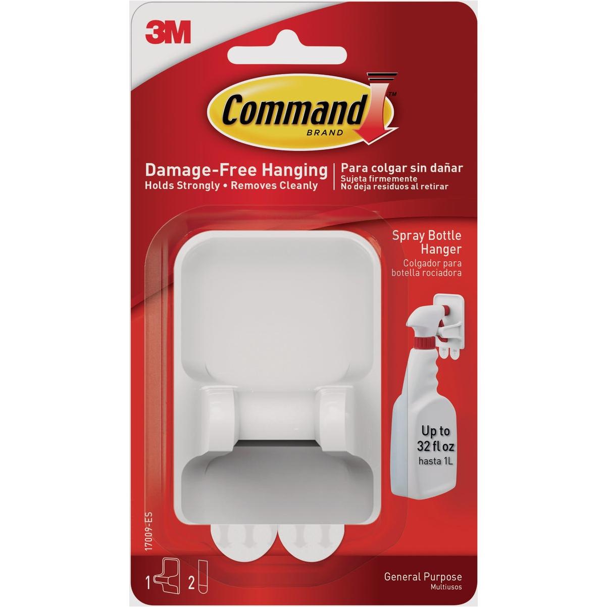 Command Large Wire Hook, White, 1 Hook, 2 Strips