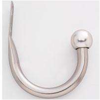 Kenney 4 In. Ball Drapery Holdback, Antique Pewter (2-Pack)
