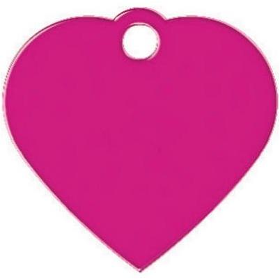 Kaba TAG-HEART-4S Small Heart Tag Pink Pack of 10