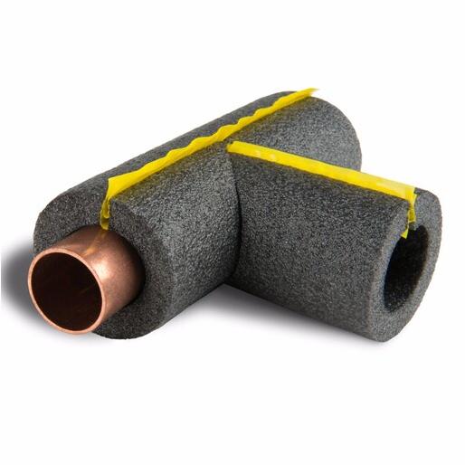 Tundra 1/2 In. Wall Self-Sealing Tee Polyethylene Pipe Insulation Wrap, 3/4  In. Fits Pipe Size 3/4 In. Copper