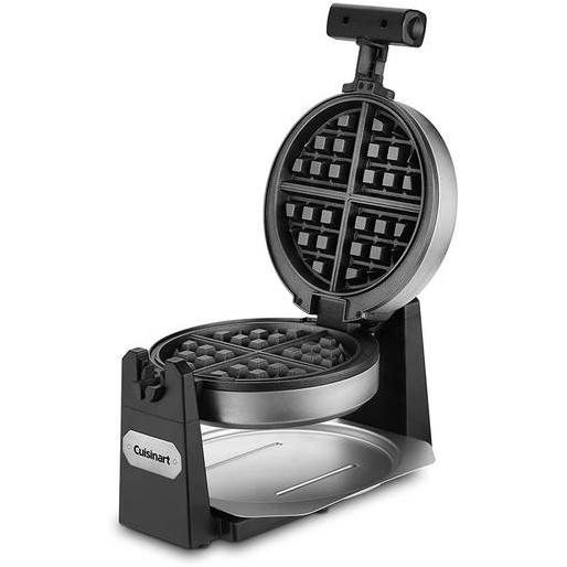 Cuisinart Waffle Maker, Round Flip Belgian, Stainless steel