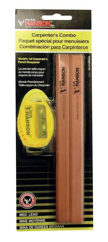 C.H. Hanson Medium Carpenter Pencil and Sharpener