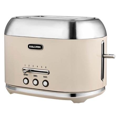 Kalorik 4-Slice Toaster, Stainless Steel