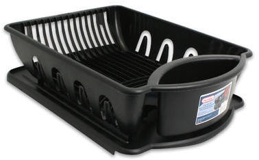 Sterilite Dish Drainer, Black